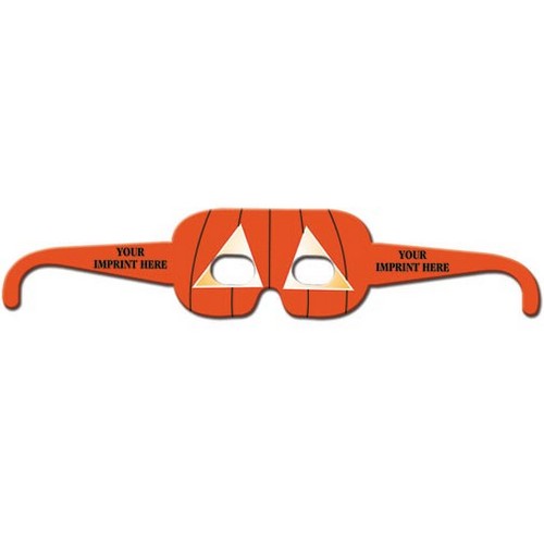 ZLC22138 Pumpkin Glasses Rectangle With Custom Imprint